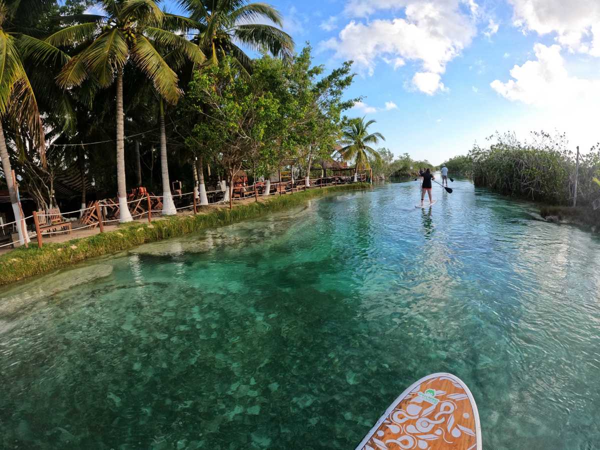 Bacalar a laguna sedmi barev&nbsp;🇲🇽