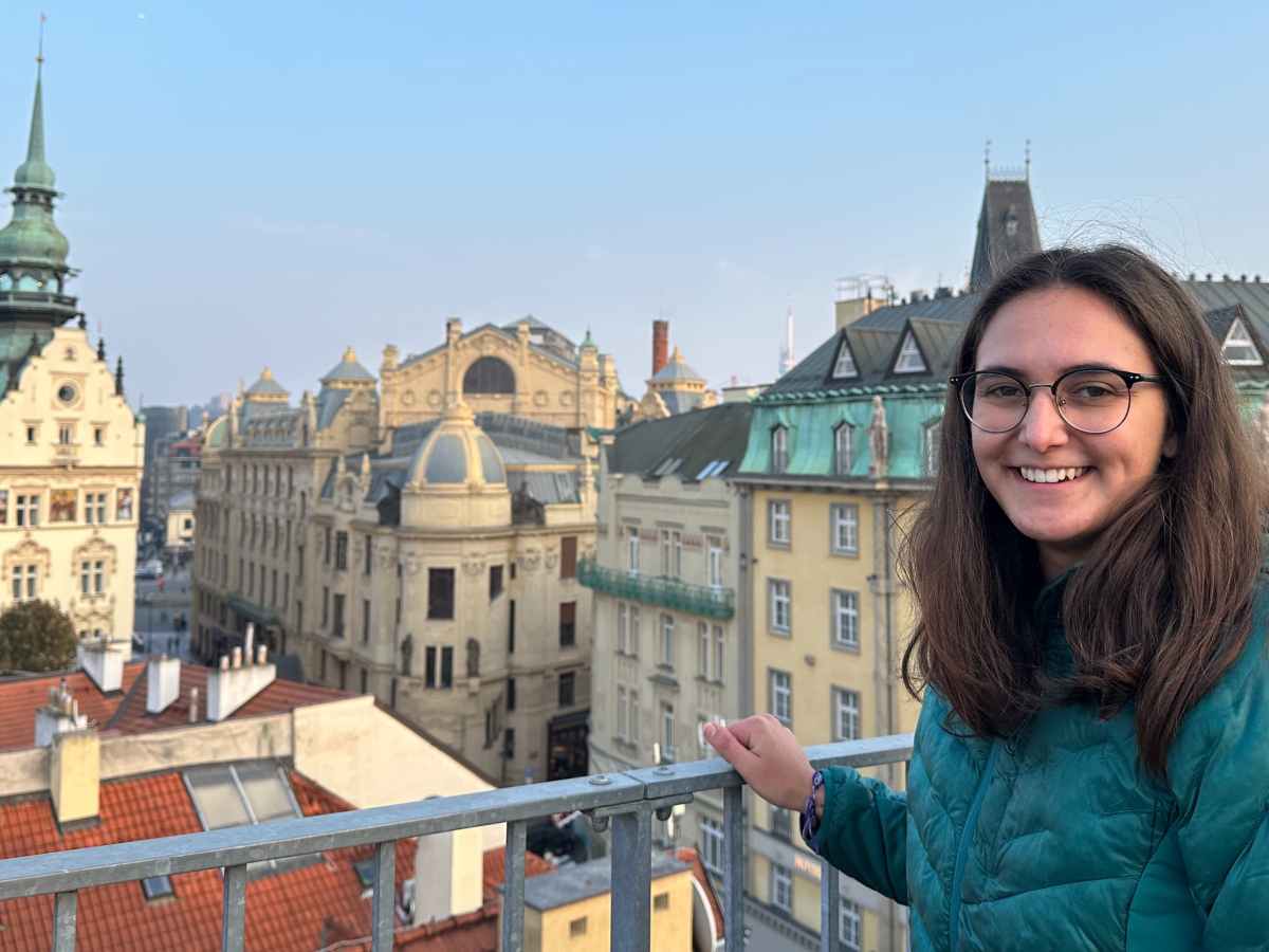 Ubytovaly jsme se v centru Prahy&nbsp;🇨🇿