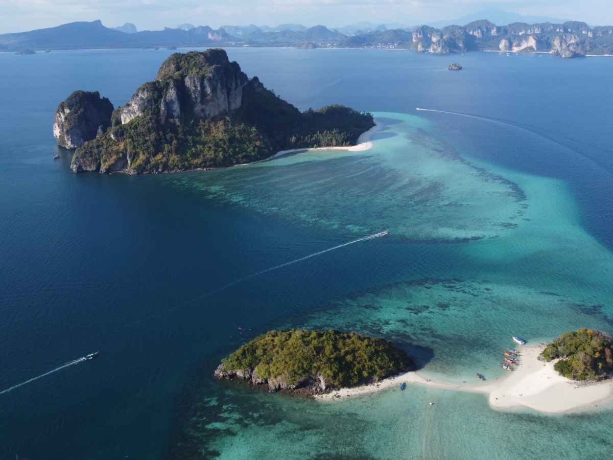 Krabi: ostrovy Ko Poda, Ko Thap, Ko Kai&nbsp;🇹🇭